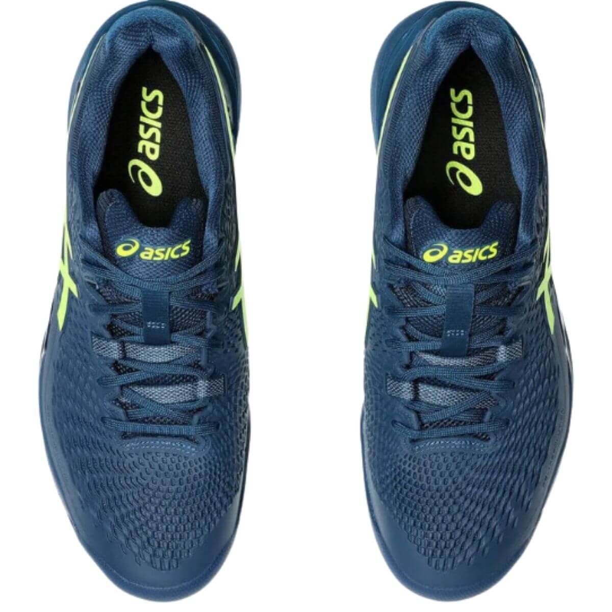 Zapatilla Asics Gel Resolution 9 Clay Mako Blue Safety Yellow - Sur SportsZapatillas