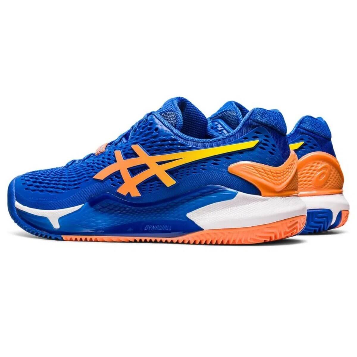 Zapatilla Asics Gel Resolution 9 Clay Tuna Blue Sun Peach - Sur SportsZapatillas