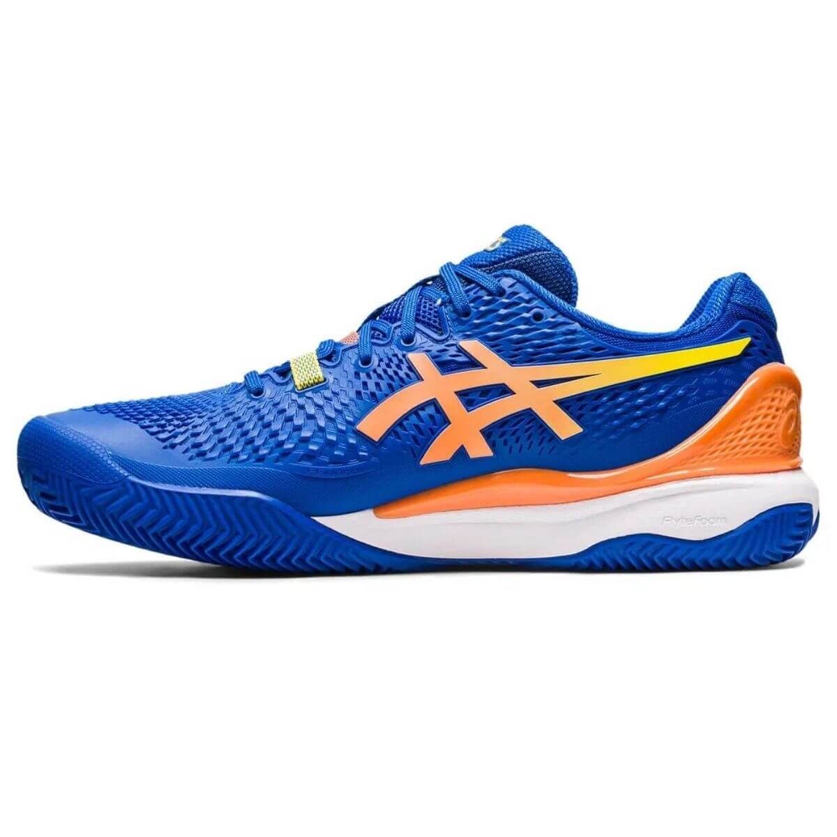 Zapatilla Asics Gel Resolution 9 Clay Tuna Blue Sun Peach - Sur SportsZapatillas