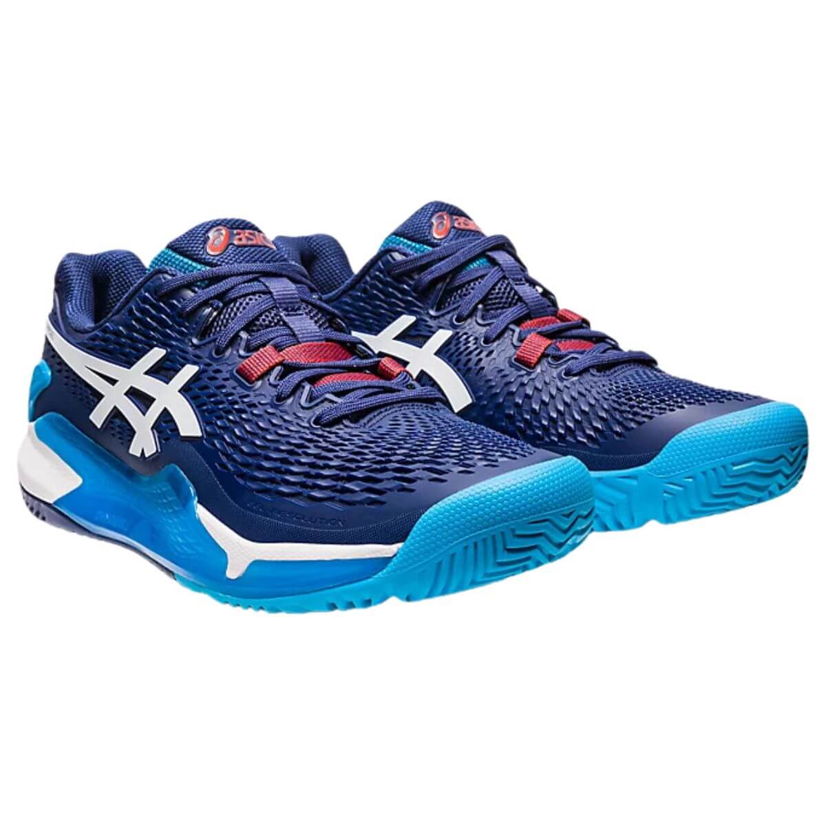 Zapatilla Asics Gel Resolution 9 Padel Indigo Blue White - Sur SportsZapatillas