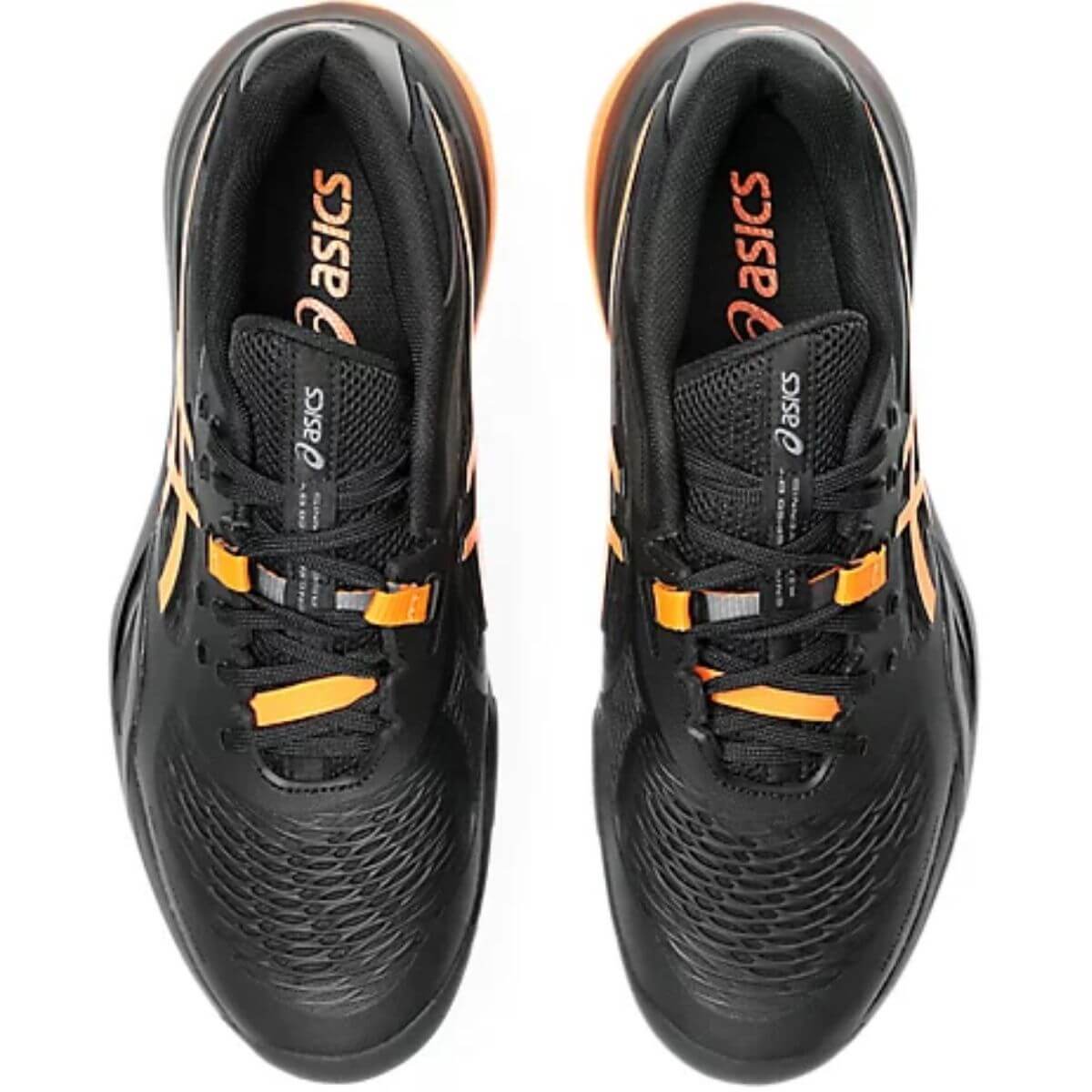 Zapatilla Asics Gel Resolution X Clay Black/Shocking Orange - Sur SportsZapatillas
