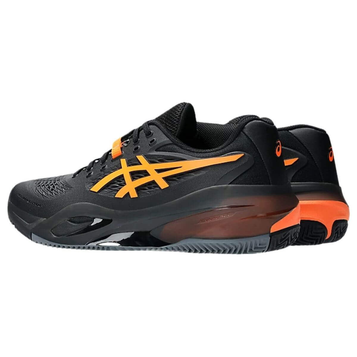 Zapatilla Asics Gel Resolution X Clay Black/Shocking Orange - Sur SportsZapatillas