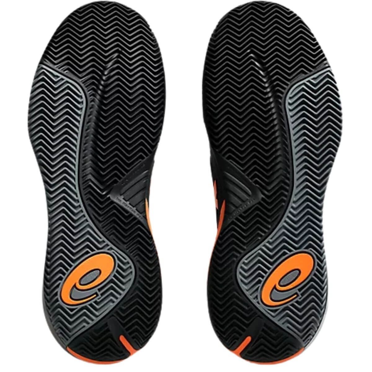 Zapatilla Asics Gel Resolution X Clay Black/Shocking Orange - Sur SportsZapatillas