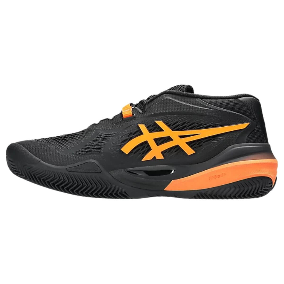 Zapatilla Asics Gel Resolution X Clay Black/Shocking Orange - Sur SportsZapatillas