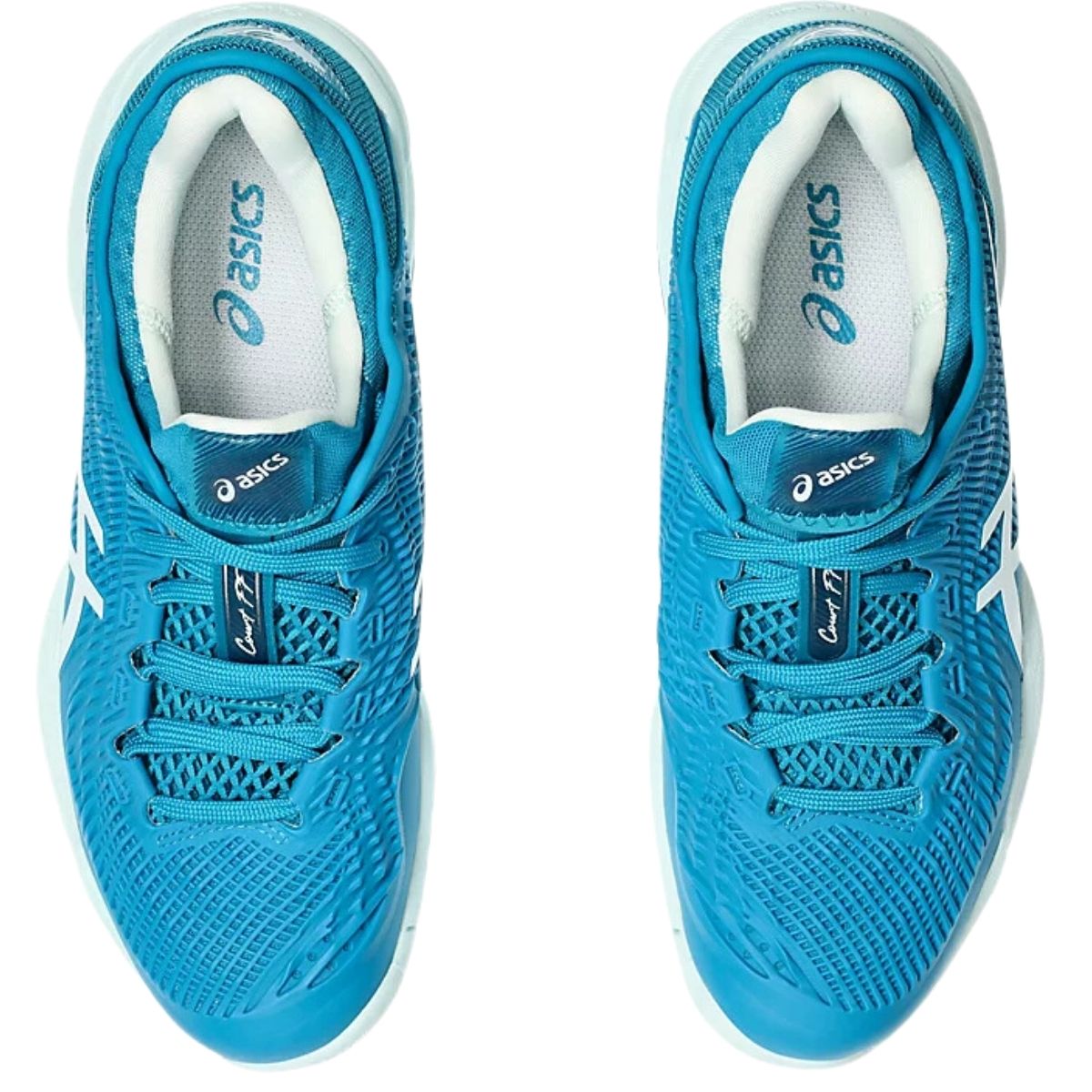 Zapatilla Asics Mujer Court FF 3 Clay Teal Blue White - Sur SportsZapatillas