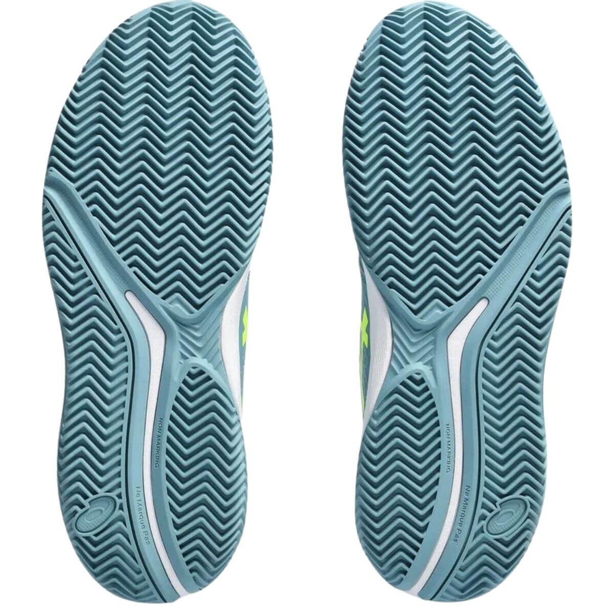 Zapatilla Asics Mujer Gel Challenger 14 Clay Gris Blue Safety Yellow - Sur SportsZapatillas