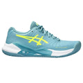 Zapatilla Asics Mujer Gel Challenger 14 Clay Gris Blue Safety Yellow