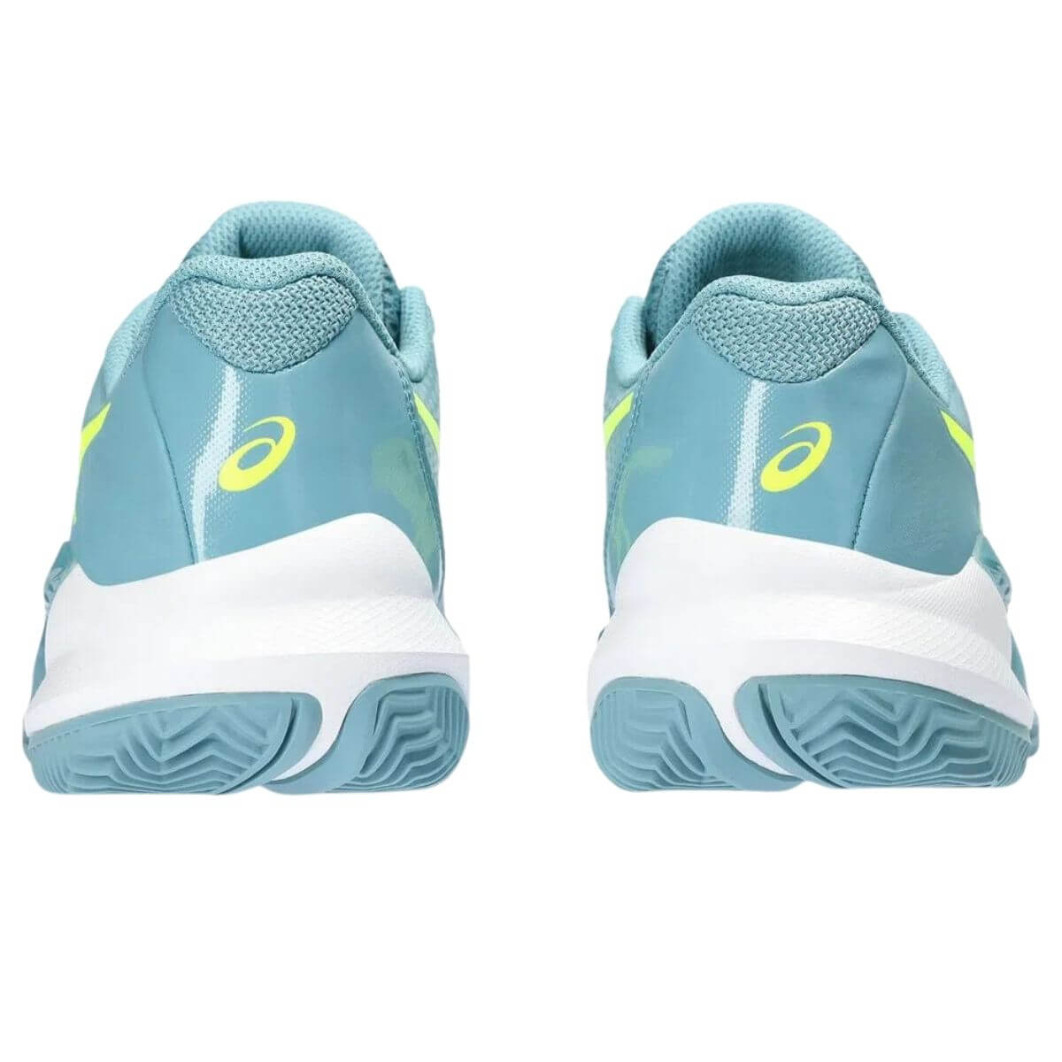 Zapatilla Asics Mujer Gel Challenger 14 Clay Gris Blue Safety Yellow - Sur SportsZapatillas
