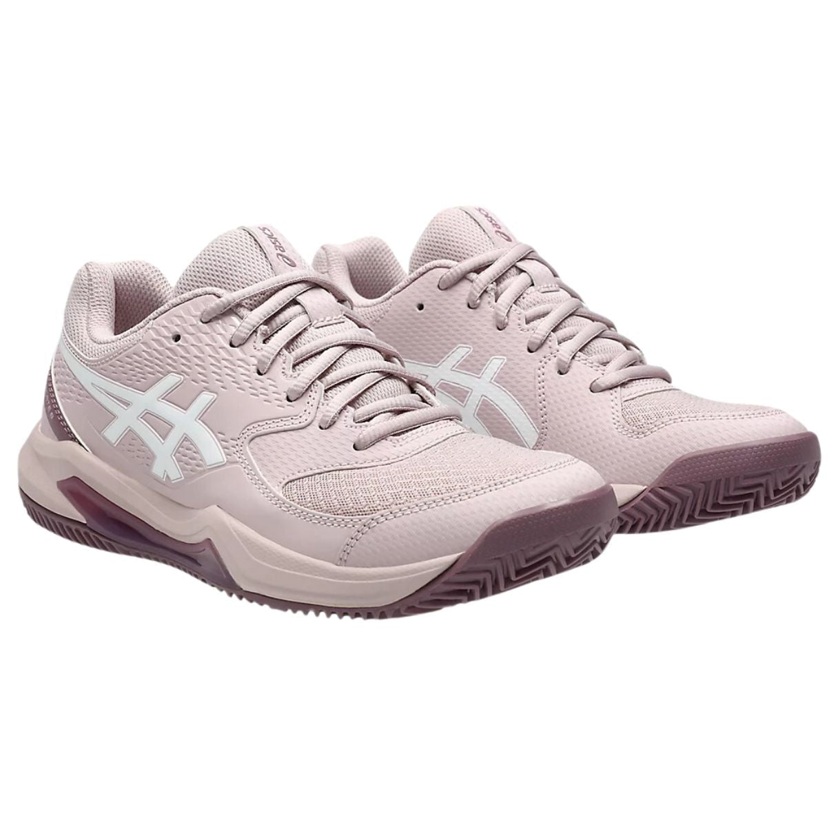 Zapatilla Asics Mujer Gel Dedicate 8 Clay Watershed Rose White - Sur SportsZapatillas