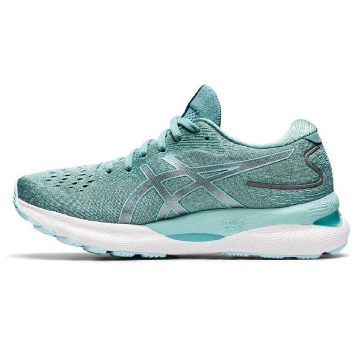 Zapatilla Asics Mujer Gel Nimbus 24 Celeste Gris - Sur SportsZapatillas