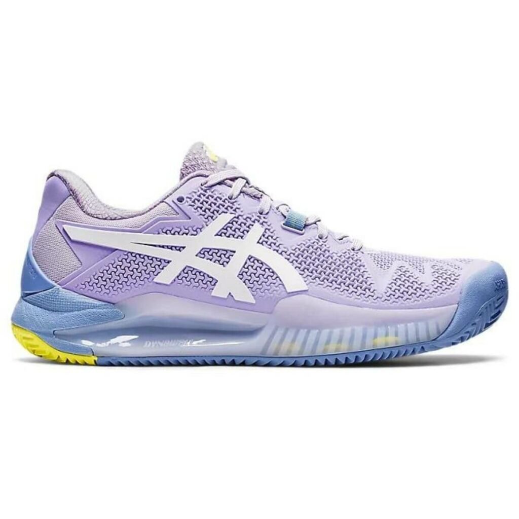 Zapatilla Asics Mujer Gel Resolution 8 Clay Lila Blanco 6 - Sur SportsZapatillas