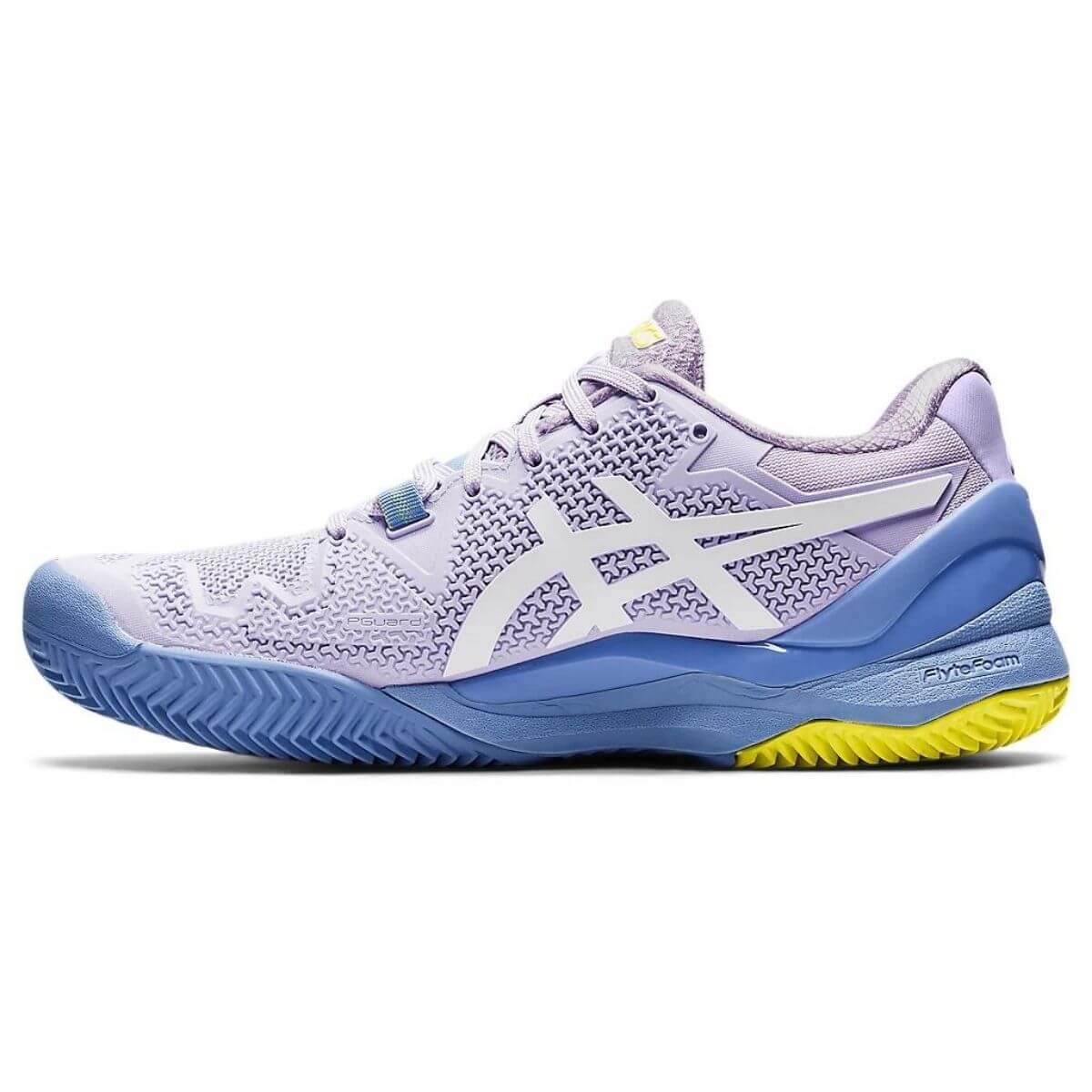 Zapatilla Asics Mujer Gel Resolution 8 Clay Lila Blanco 6 - Sur SportsZapatillas