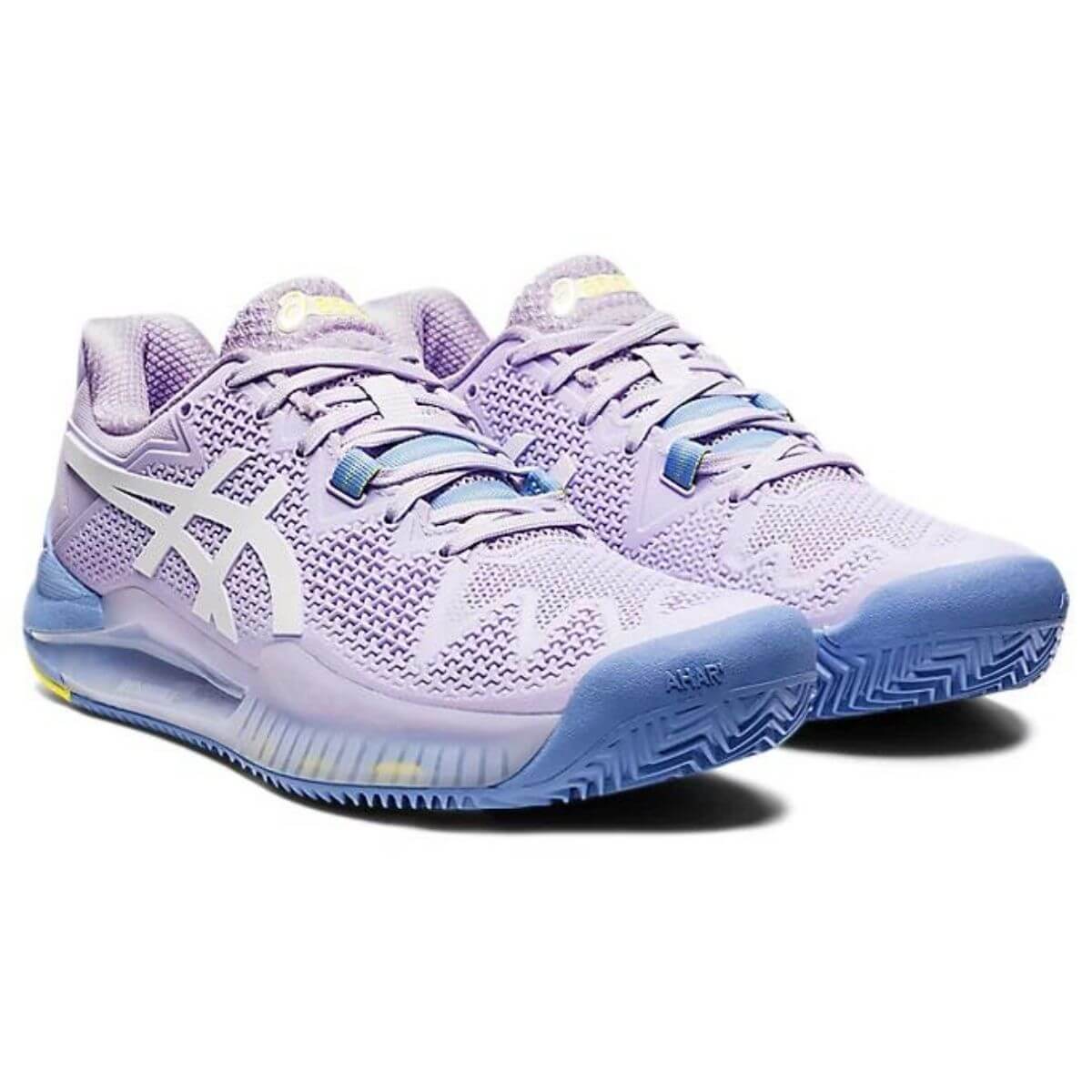 Zapatilla Asics Mujer Gel Resolution 8 Clay Lila Blanco 6 - Sur SportsZapatillas
