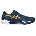 Zapatilla Asics Mujer Gel Resolution 9 Clay French Blue Pure Gold