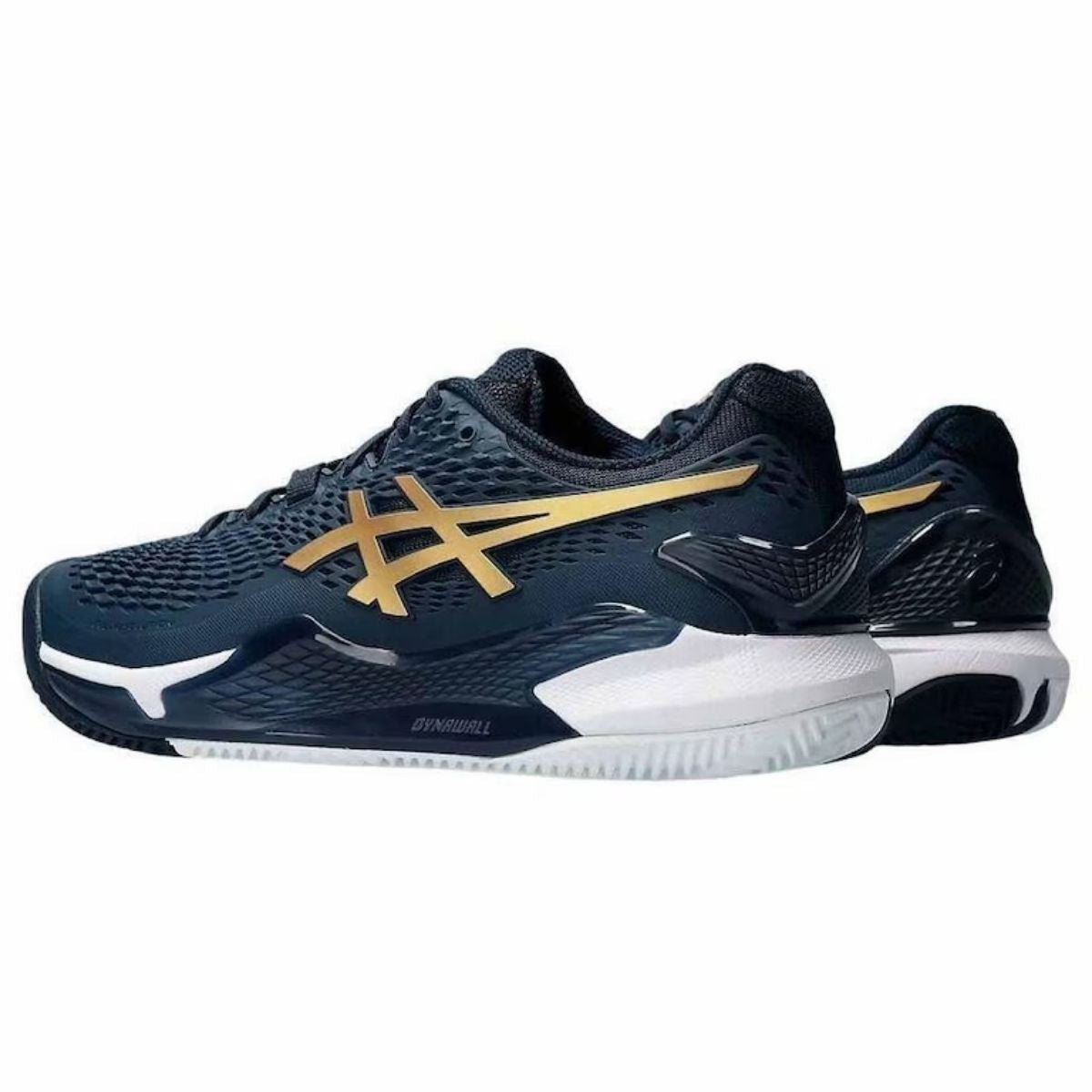 Zapatilla Asics Mujer Gel Resolution 9 Clay French Blue Pure Gold - Sur SportsZapatillas