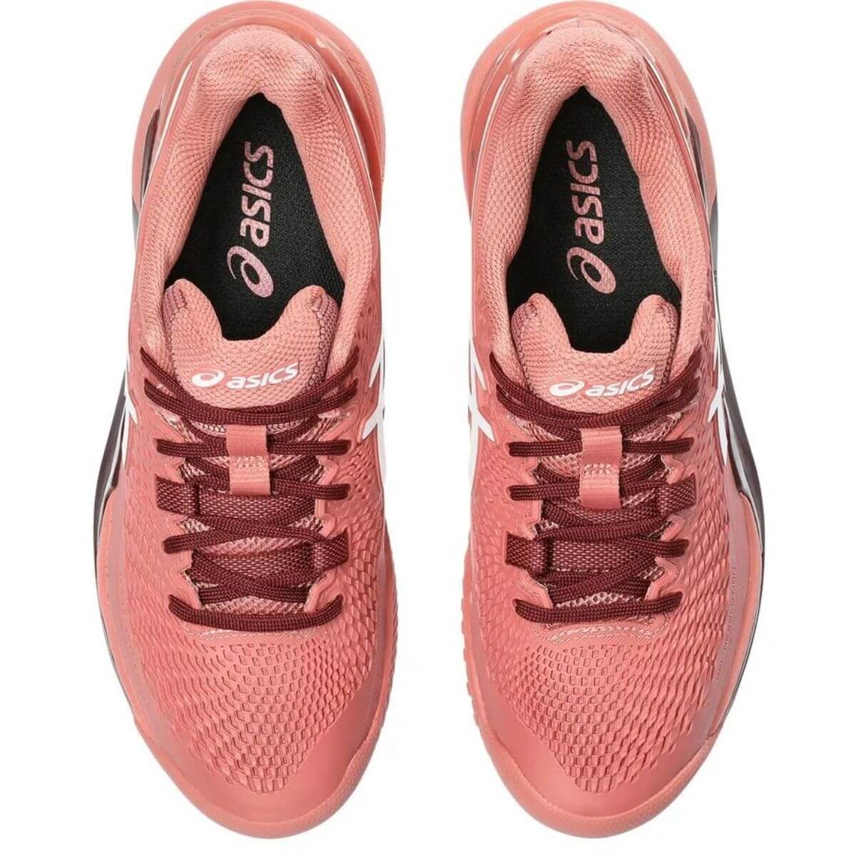 Zapatilla Asics Mujer Gel Resolution 9 Clay Light Garnet White - Sur SportsZapatillas Mixtas