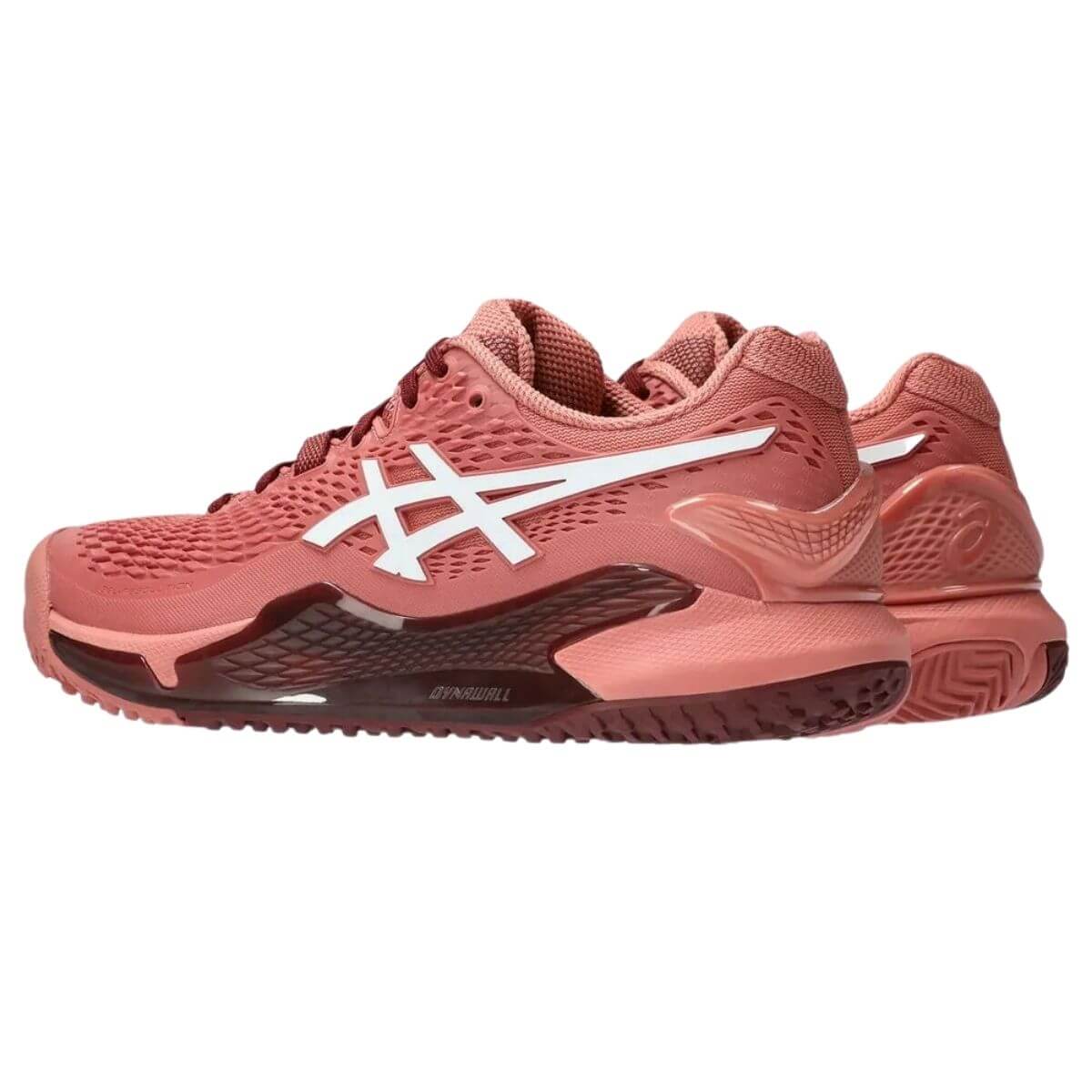 Zapatilla Asics Mujer Gel Resolution 9 Clay Light Garnet White - Sur SportsZapatillas Mixtas