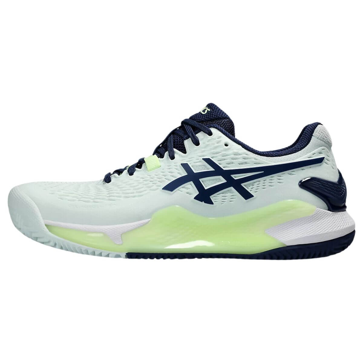 Zapatilla Asics Mujer Gel Resolution 9 Clay Pale Mint Blue Expanse - Sur SportsZapatillas