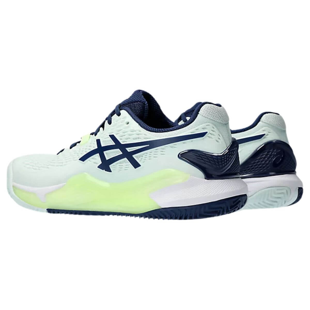 Zapatilla Asics Mujer Gel Resolution 9 Clay Pale Mint Blue Expanse - Sur SportsZapatillas