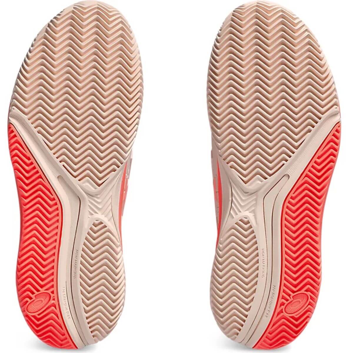 Zapatilla Asics Mujer Gel Resolution 9 Clay Pearl Pink Sun Coral - Sur SportsZapatillas