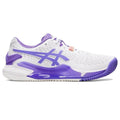 Zapatilla Asics Mujer Gel Resolution 9 Clay White Amethyst - Sur SportsZapatillas