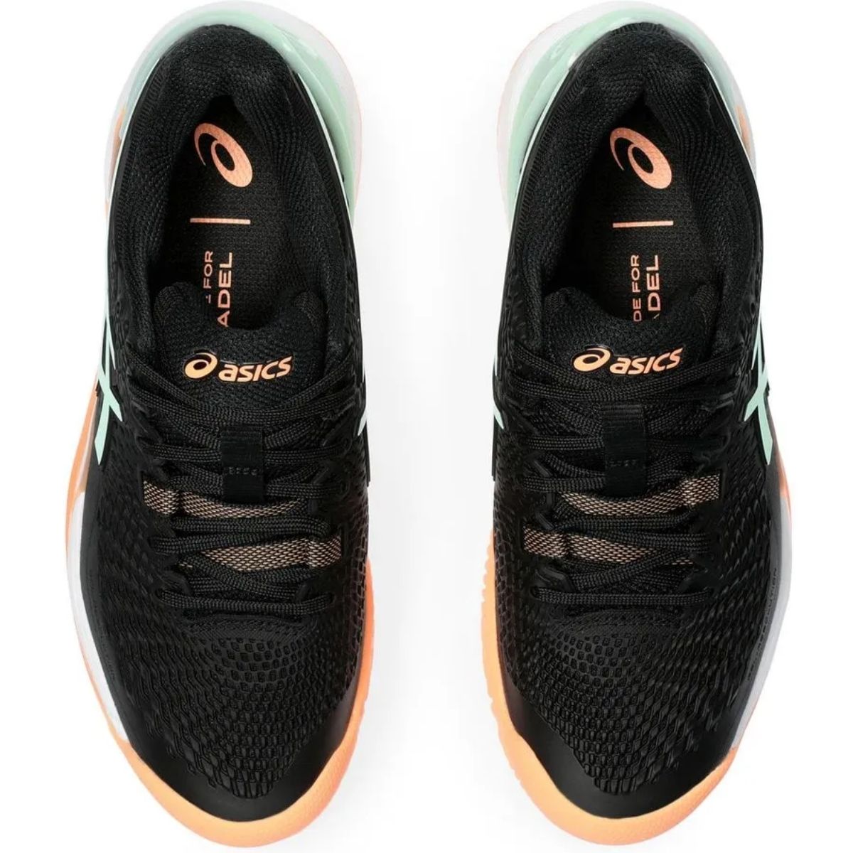 Zapatilla Asics Mujer Gel Resolution 9 Padel Black Mint Tint - Sur SportsZapatillas