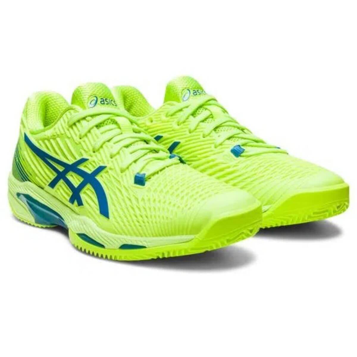 Zapatilla Asics Mujer Solution Speed FF2 Clay Hazard Green Reborn Blue - Sur SportsZapatillas