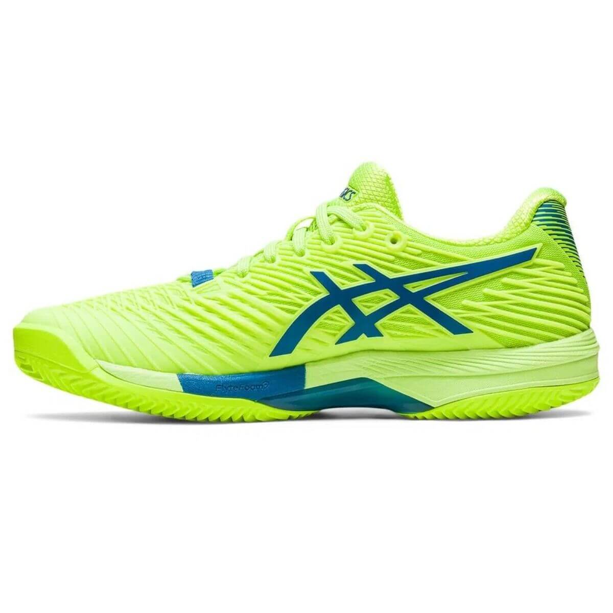 Zapatilla Asics Mujer Solution Speed FF2 Clay Hazard Green Reborn Blue - Sur SportsZapatillas