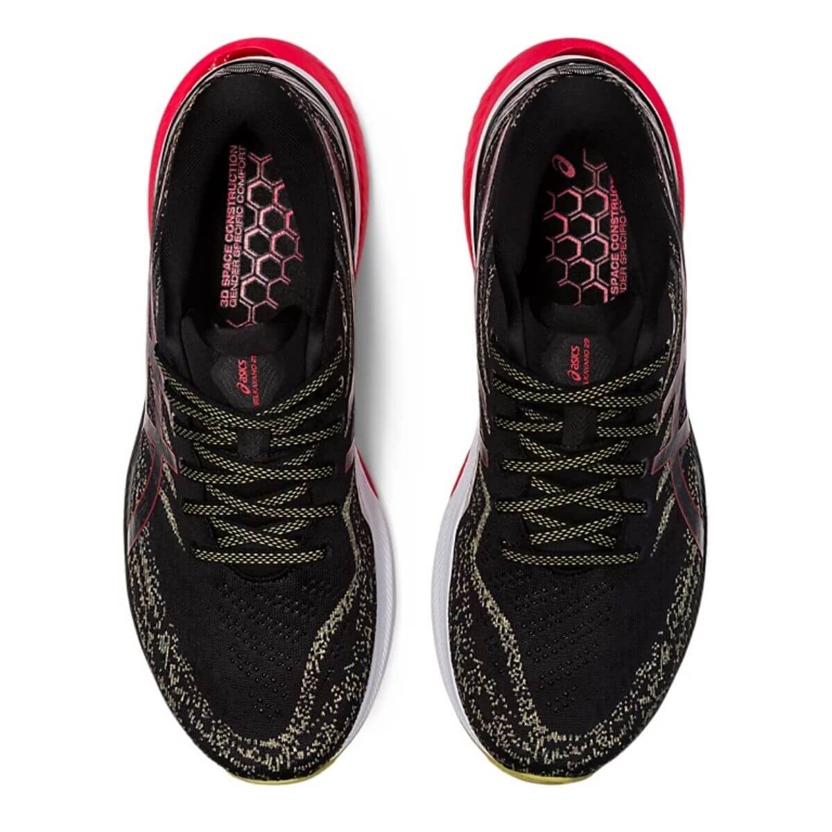 Zapatilla Asics Running Gel Kayano 29 Black Electric Red - Sur SportsZapatillas