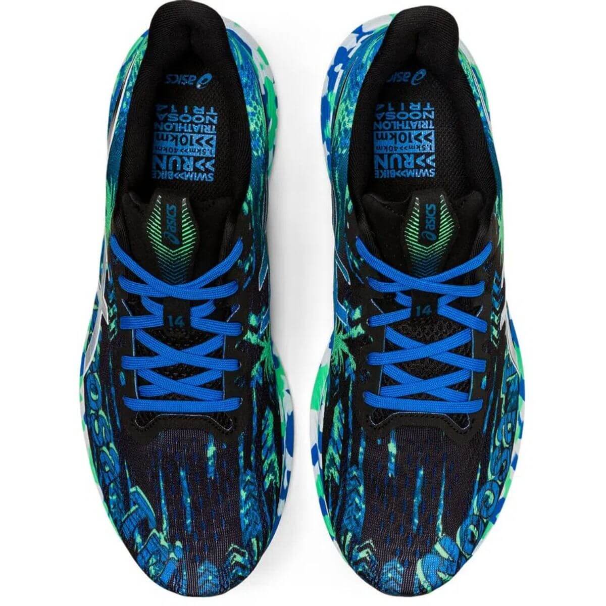 Zapatilla Asics Running Noosa Tri 14 Negro Azul - Sur SportsZapatillas