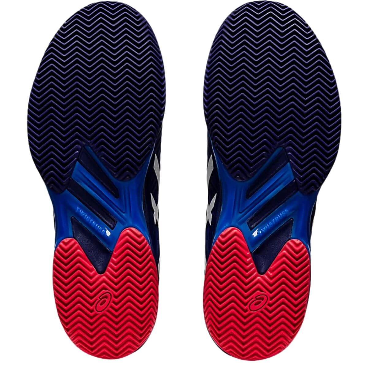 Zapatilla Asics Solution Speed FF 2 Dive Azul Rojo - Sur SportsZapatillas
