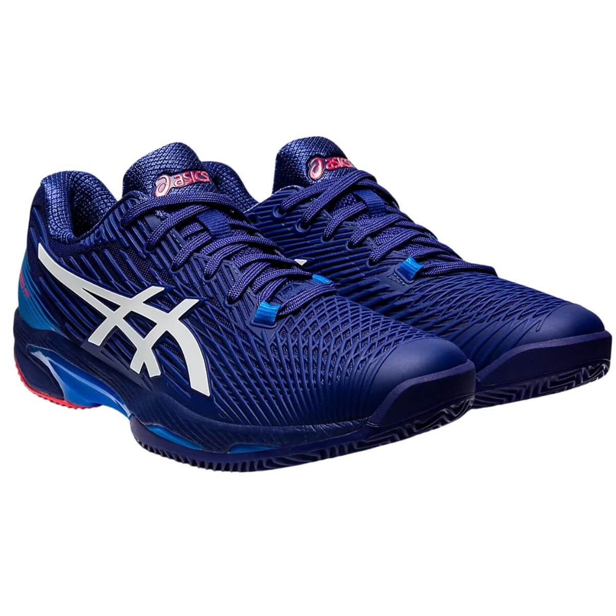 Zapatilla Asics Solution Speed FF 2 Dive Azul Rojo - Sur SportsZapatillas