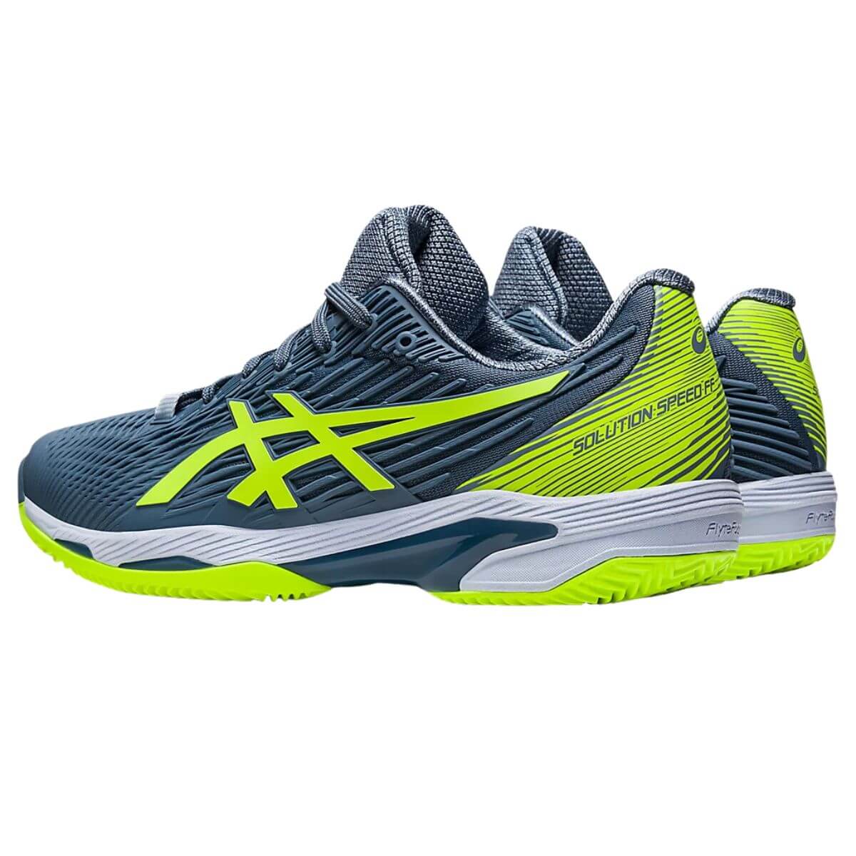Zapatilla Asics Solution Speed FF 2 Steel Blue Hazard Green - Sur SportsZapatillas