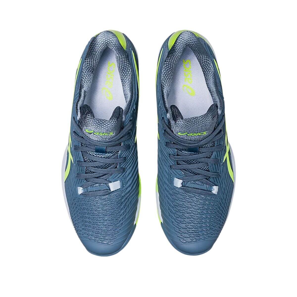 Zapatilla Asics Solution Speed FF 2 Steel Blue Hazard Green - Sur SportsZapatillas
