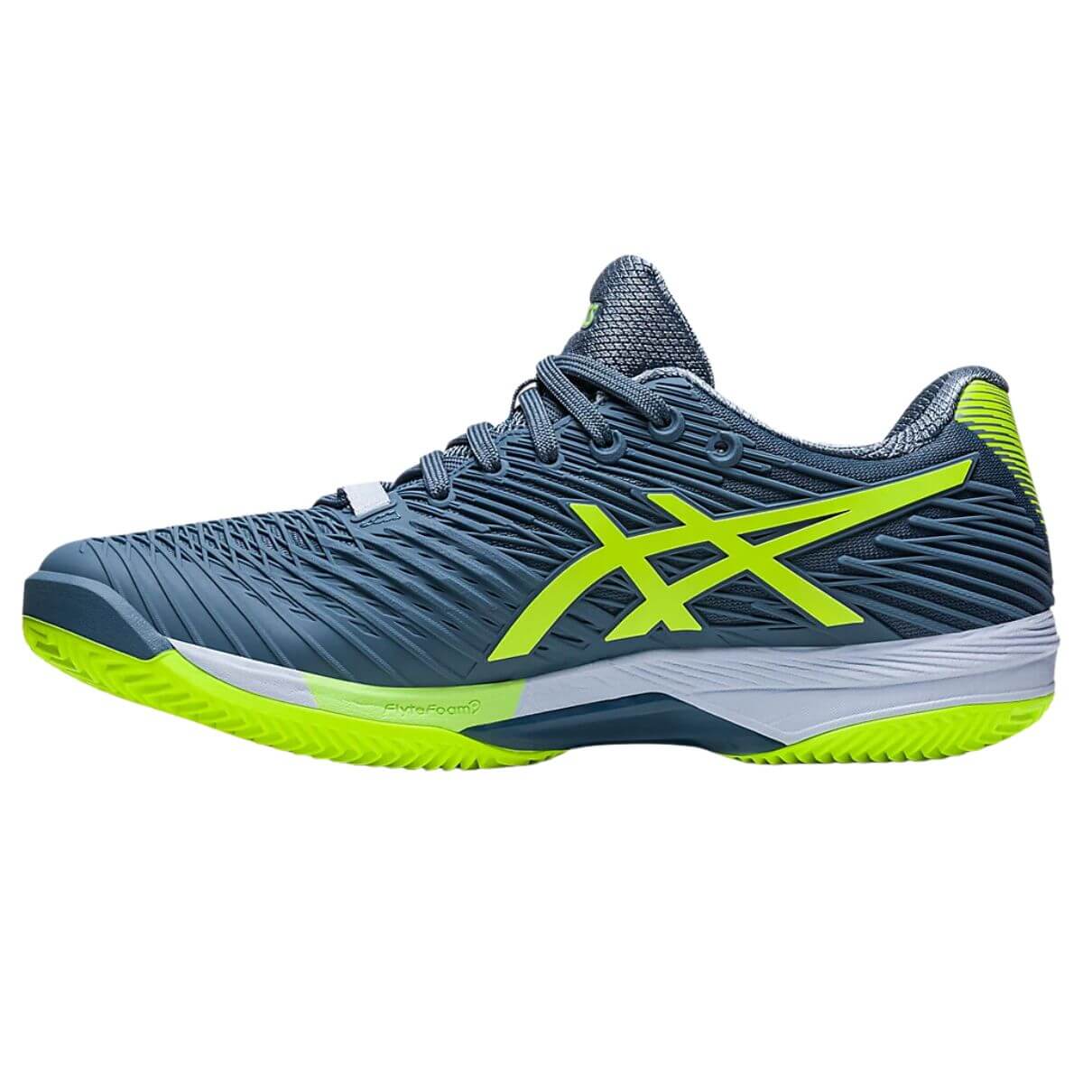 Zapatilla Asics Solution Speed FF 2 Steel Blue Hazard Green - Sur SportsZapatillas