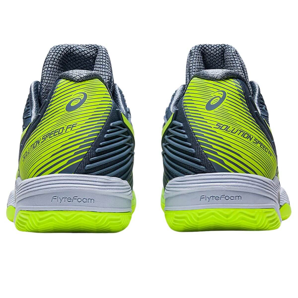 Zapatilla Asics Solution Speed FF 2 Steel Blue Hazard Green - Sur SportsZapatillas