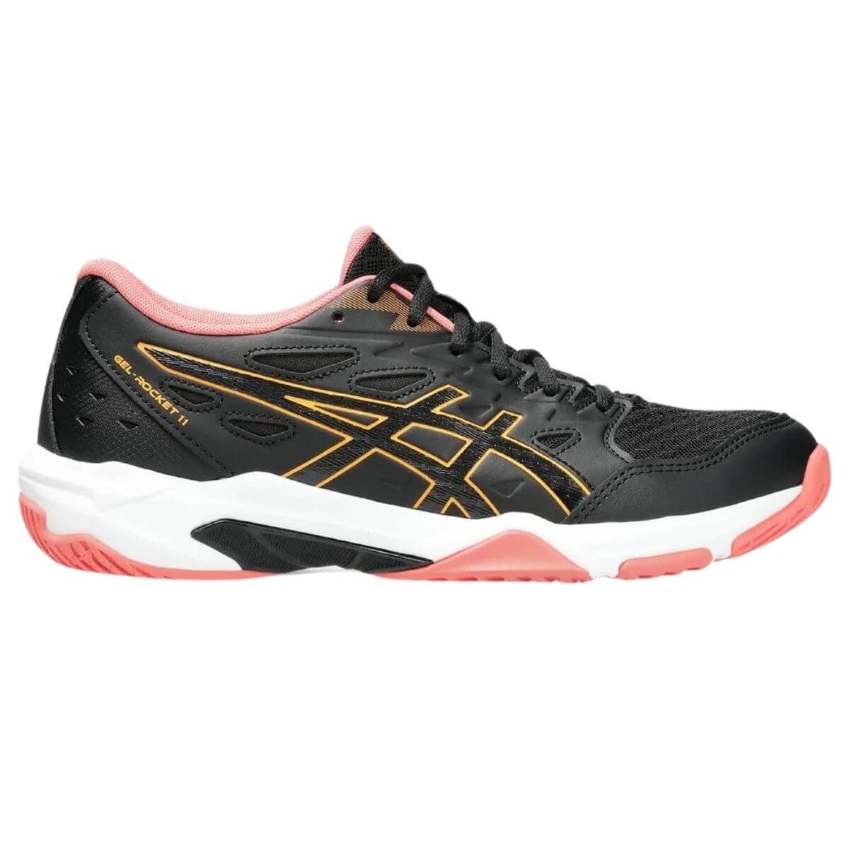 Zapatilla Asics Voleibol Mujer Gel Rocket 11 Black Orange Pop - Sur SportsZapatillas