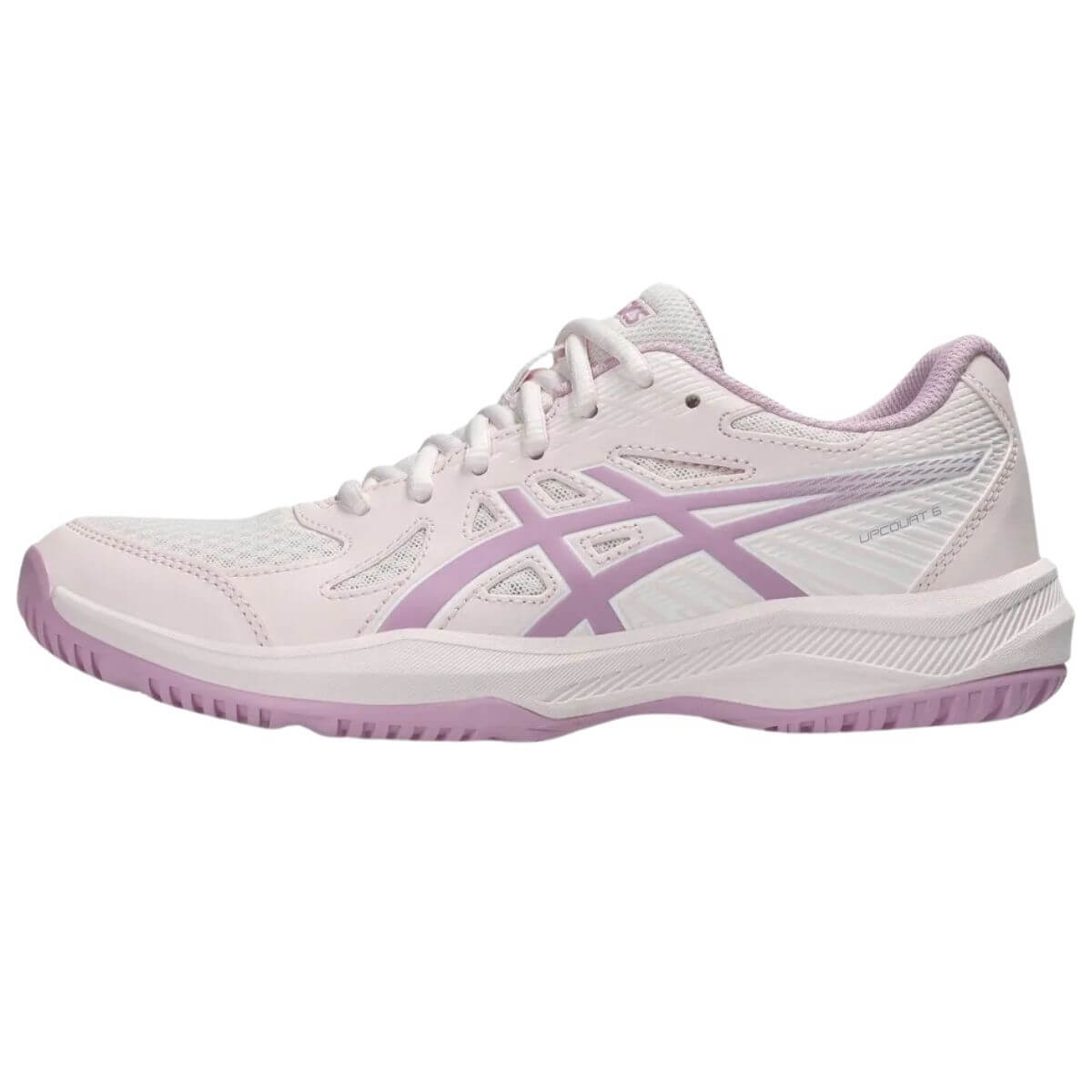 Zapatilla Asics Voleibol Mujer Upcourt 6 Pale Pink Light Ube - Sur SportsZapatillas
