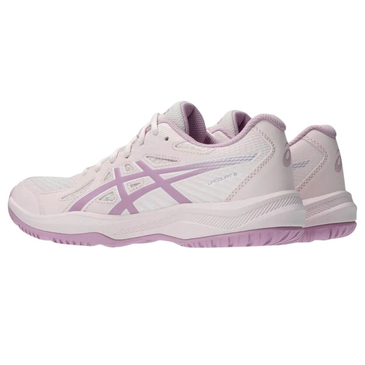 Zapatilla Asics Voleibol Mujer Upcourt 6 Pale Pink Light Ube - Sur SportsZapatillas