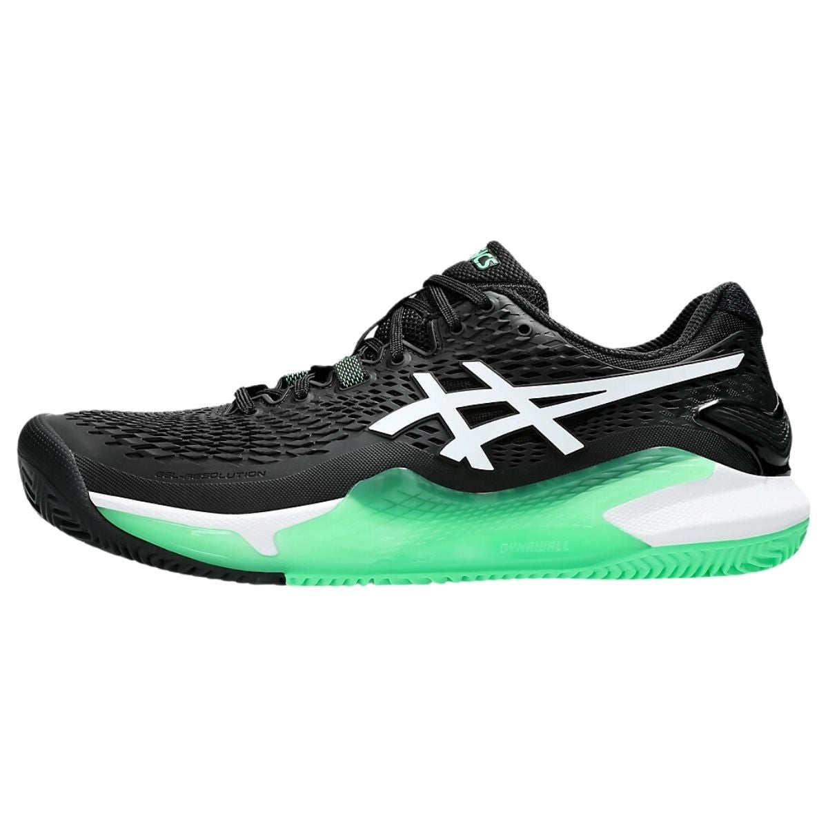 Zapatilla Hombre Asics Gel Resolution 9 Clay Black New Leaf - Sur SportsZapatillas