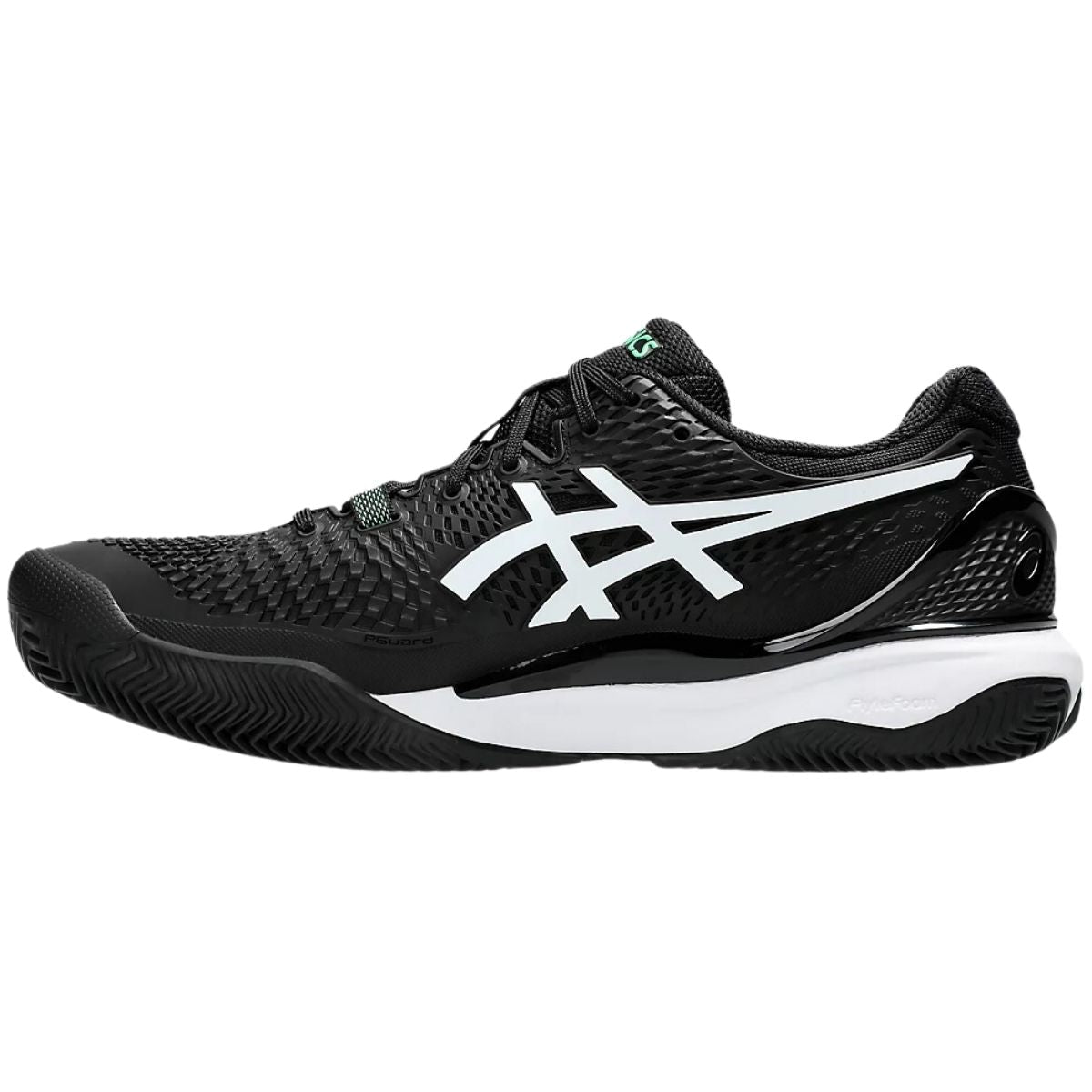 Zapatilla Hombre Asics Gel Resolution 9 Clay Black New Leaf - Sur SportsZapatillas