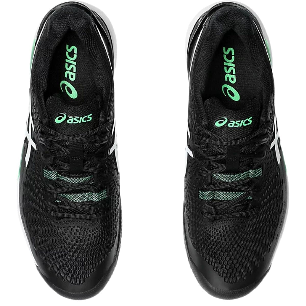 Zapatilla Hombre Asics Gel Resolution 9 Clay Black New Leaf - Sur SportsZapatillas