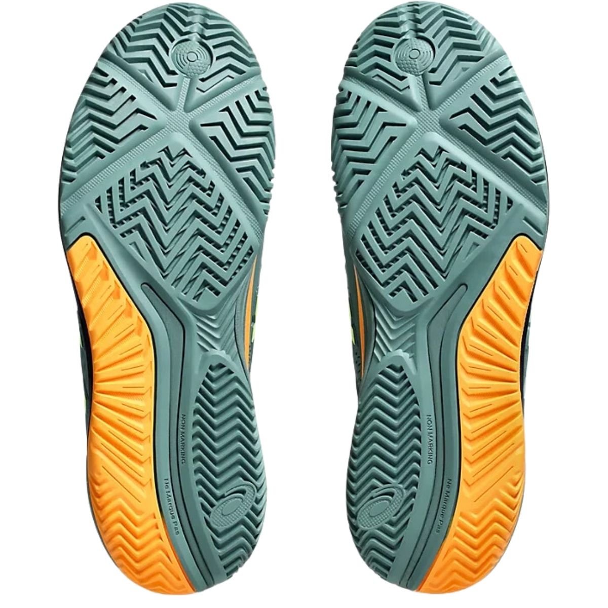 Zapatilla Hombre Asics Gel Resolution 9 Padel Celadon Safety Yellow - Sur SportsZapatillas