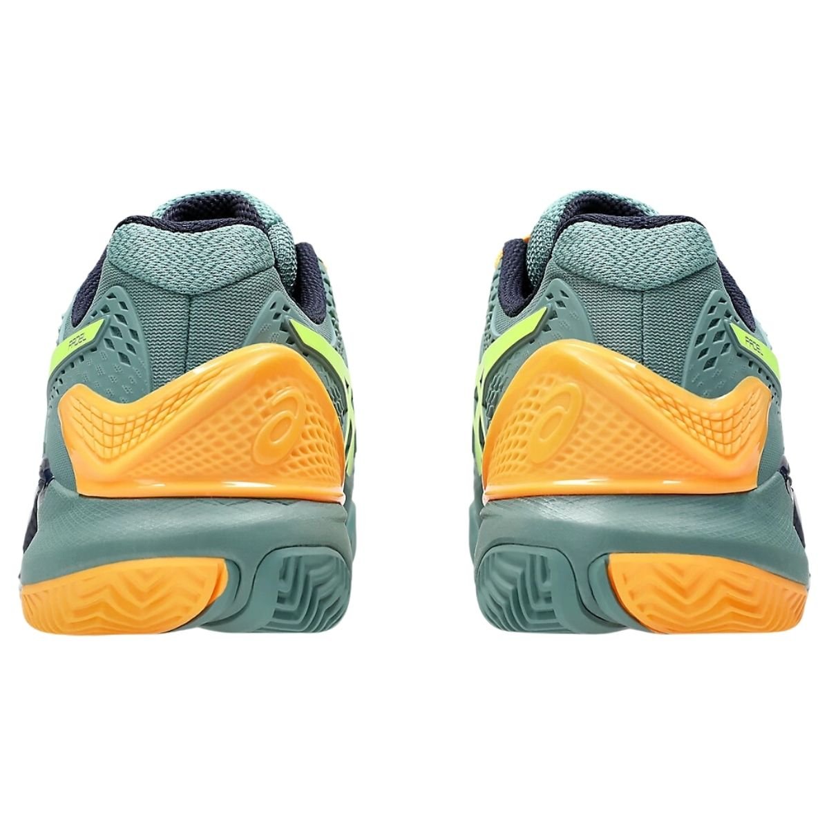 Zapatilla Hombre Asics Gel Resolution 9 Padel Celadon Safety Yellow - Sur SportsZapatillas
