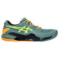 Zapatilla Asics Gel Resolution 9 Padel Celadon Safety Yellow