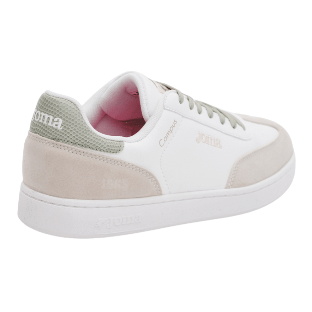 Zapatilla Joma Campus Lady 2415 Blanca Verde - Sur SportsZapatillas