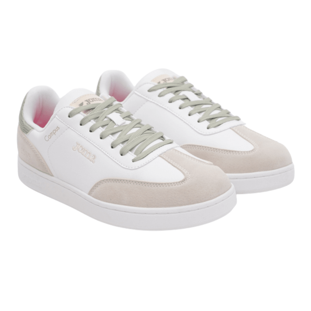 Zapatilla Joma Campus Lady 2415 Blanca Verde - Sur SportsZapatillas