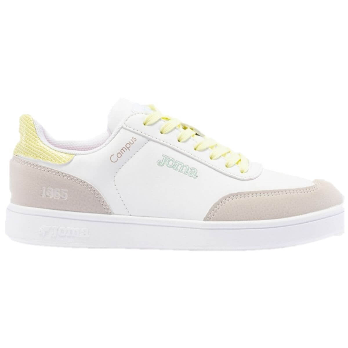 Zapatilla Joma Campus Lady 2428 Beige Amarilla - Sur SportsZapatillas
