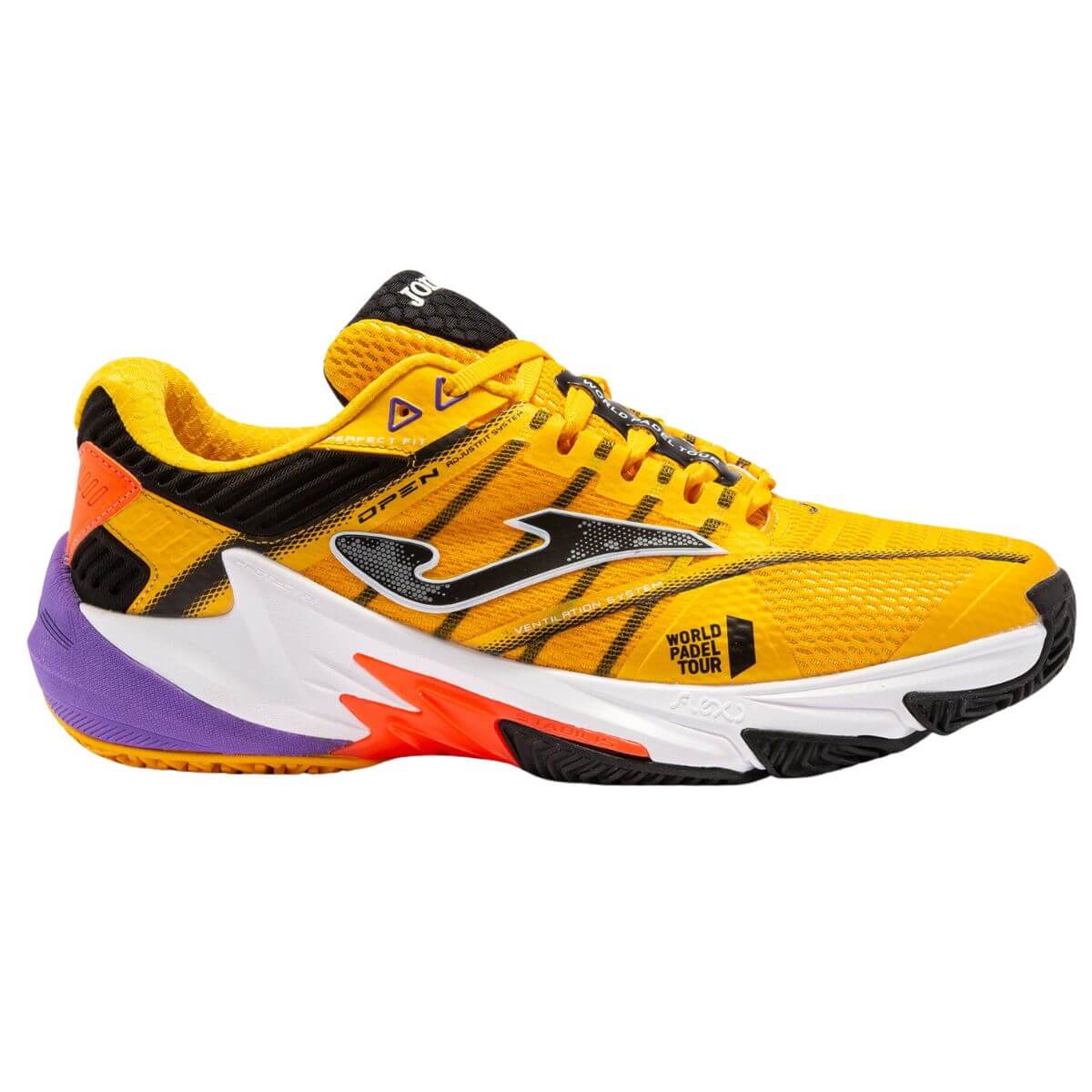 Zapatilla Joma Open 2228 Orange Saffron Morado - Sur SportsZapatillas