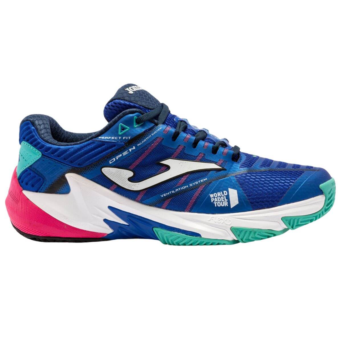 Zapatilla Joma Padel T.Open 2204 Blanco Turquesa - Sur SportsZapatillas